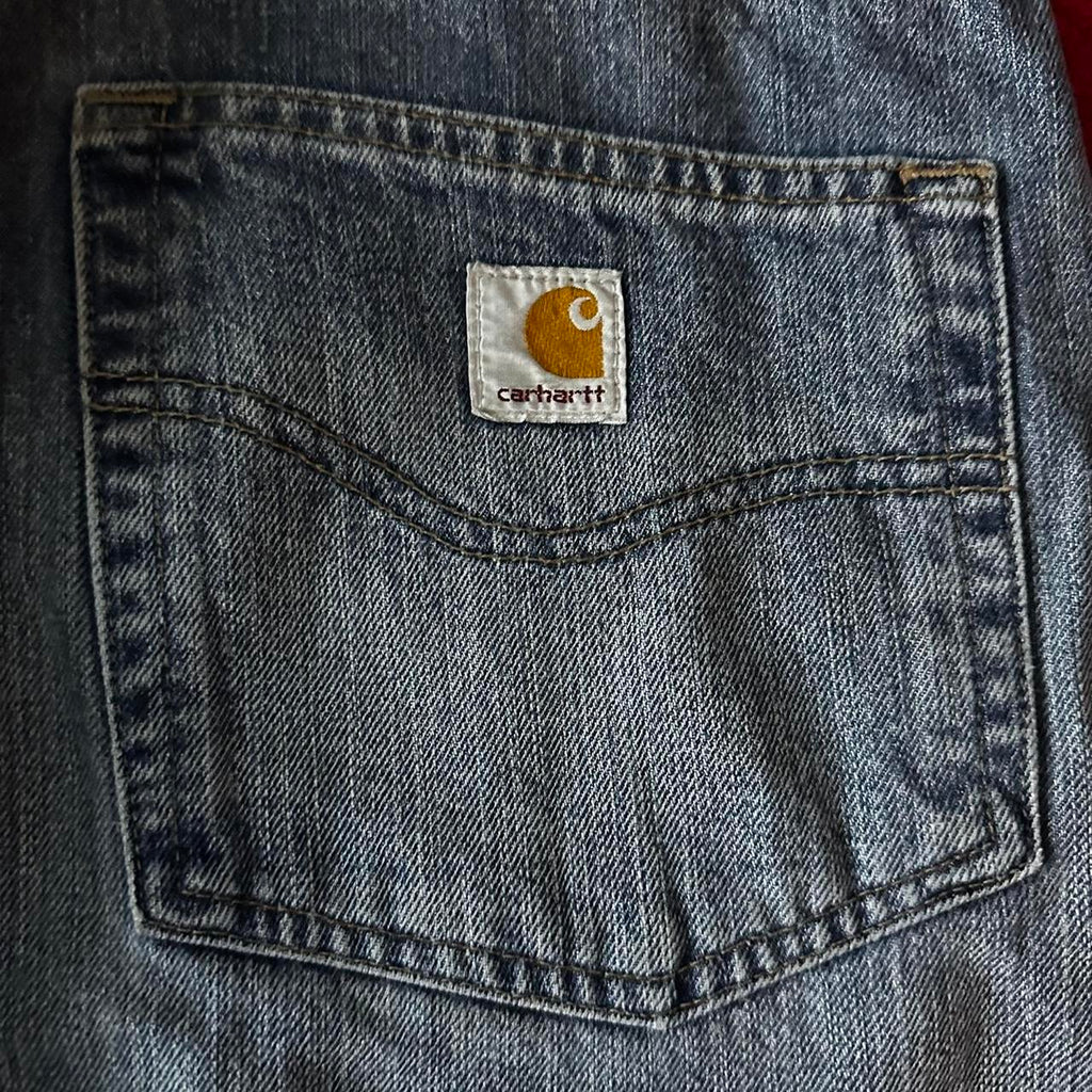 Carhartt Men's Blue and Navy Jeans