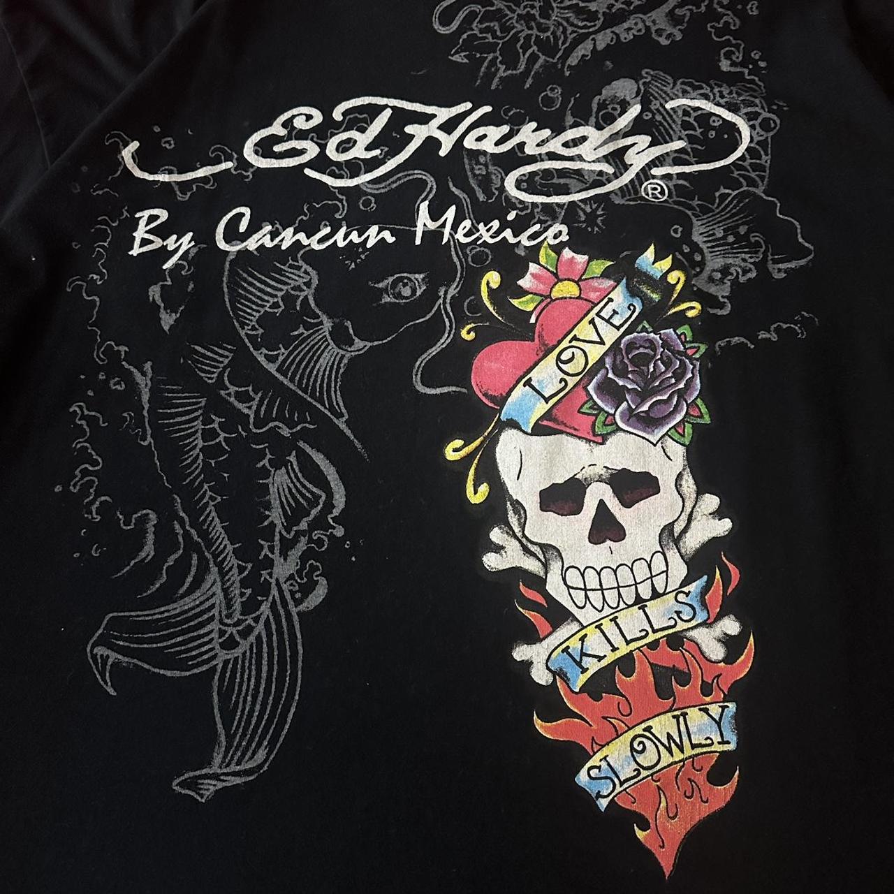 Ed Hardy Men's Black T-shirt