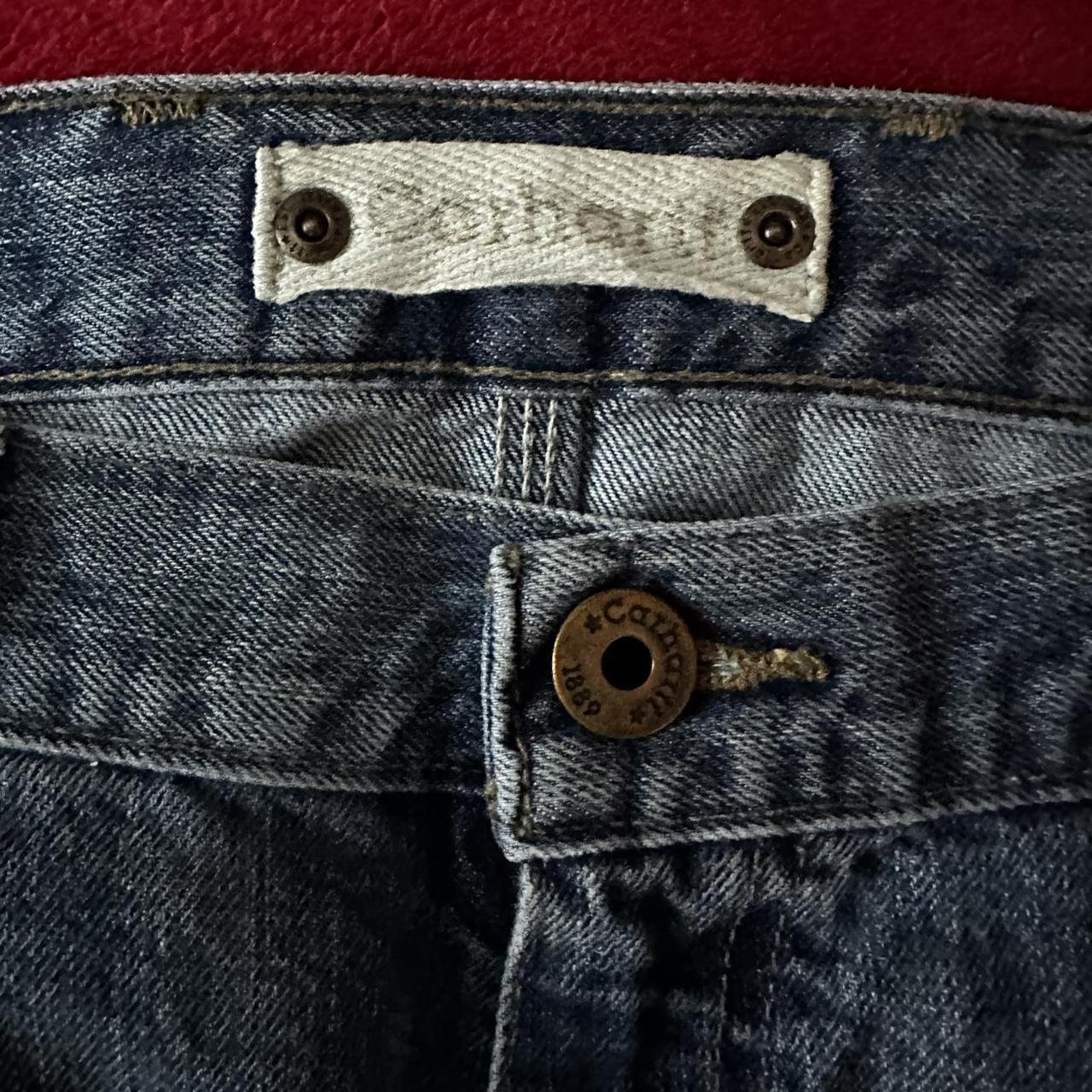 Carhartt Men's Blue and Navy Jeans