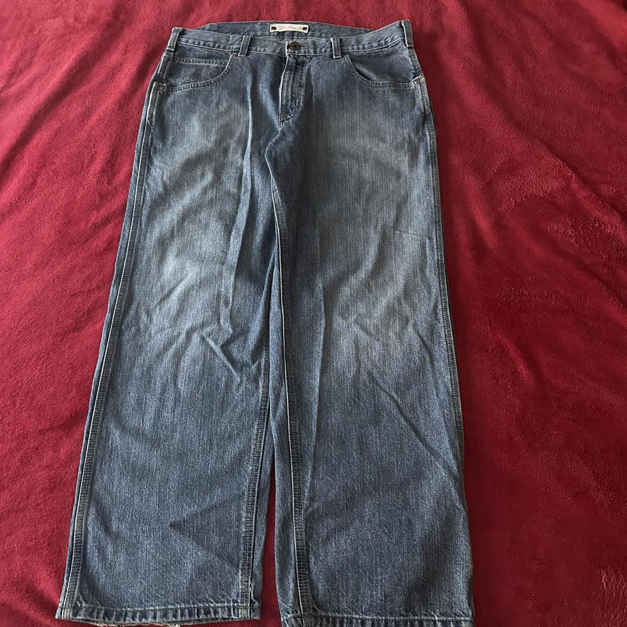 Carhartt Men's Blue and Navy Jeans